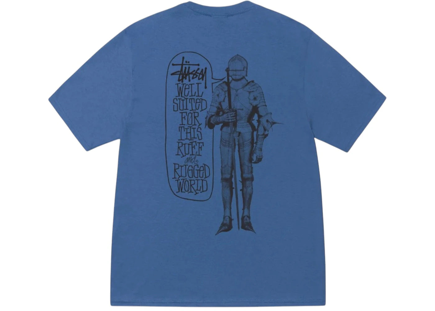 T-shirt Stussy Well Suited bleu