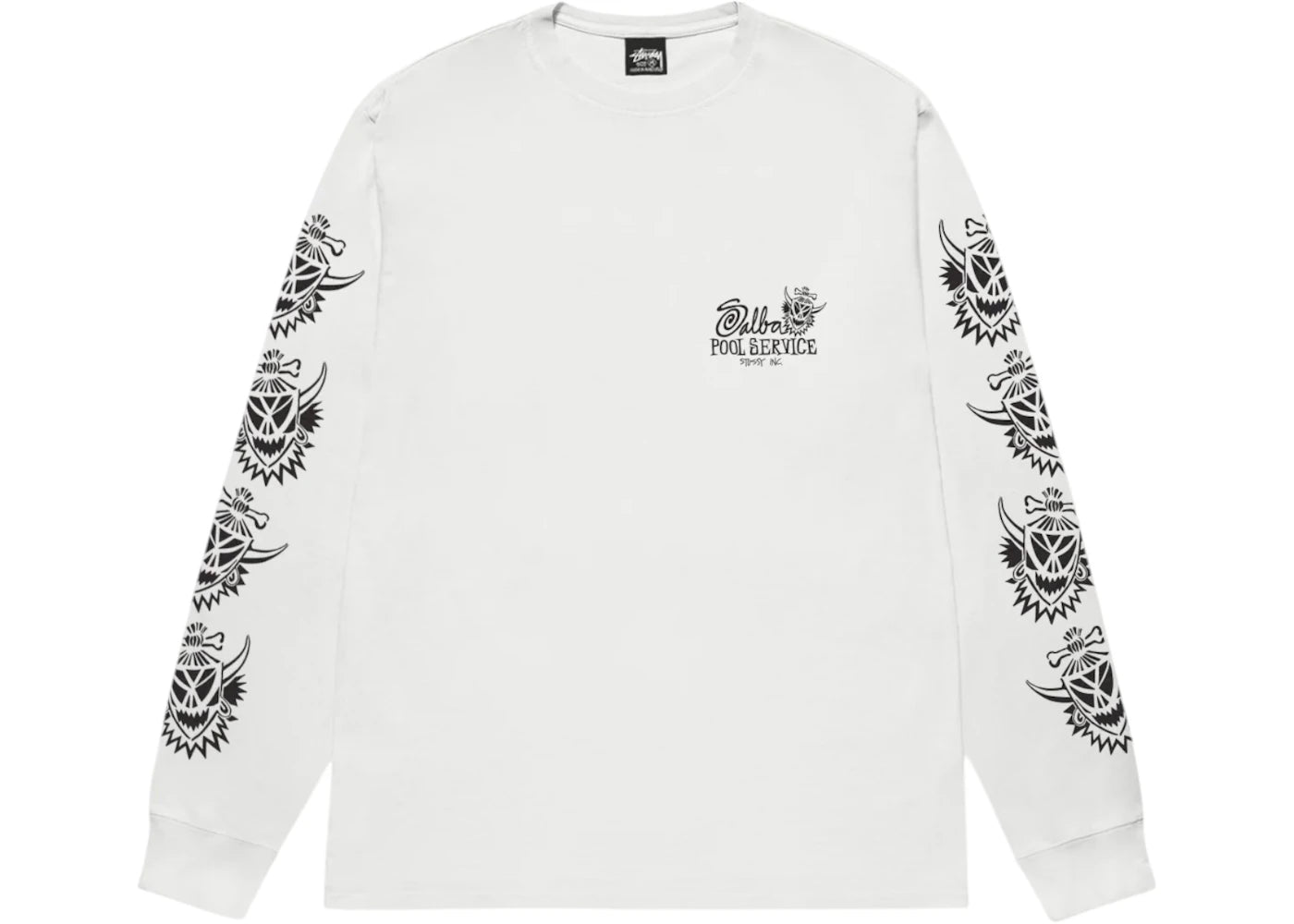 T-shirt à manches longues Stussy Witch Doctor Pigment Dyed - Naturel