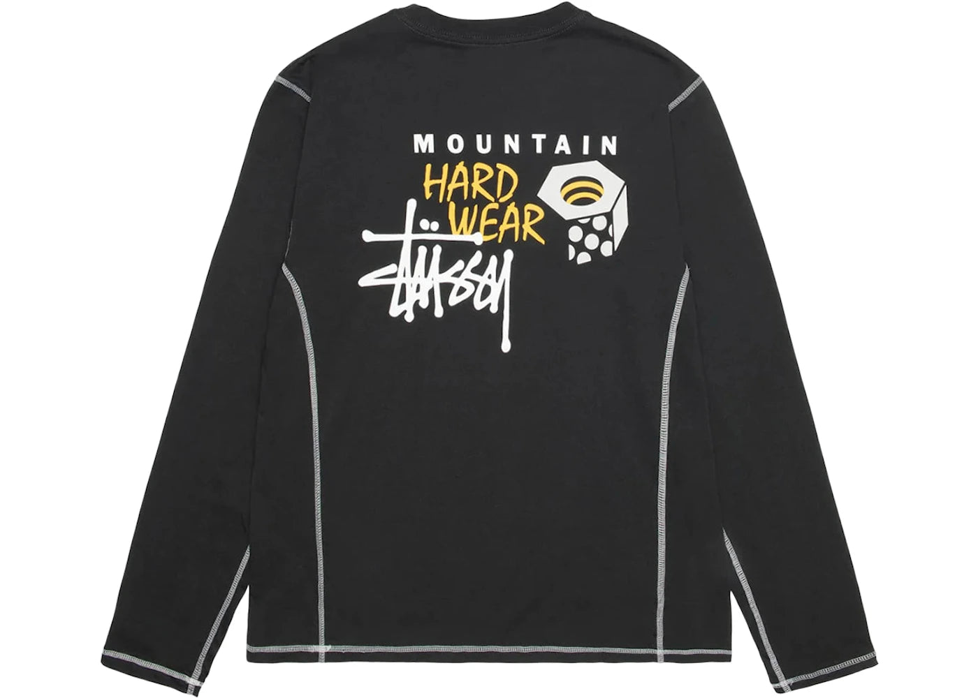 T-shirt manches longues Stussy x Mountain Hardwear - Gris furtif