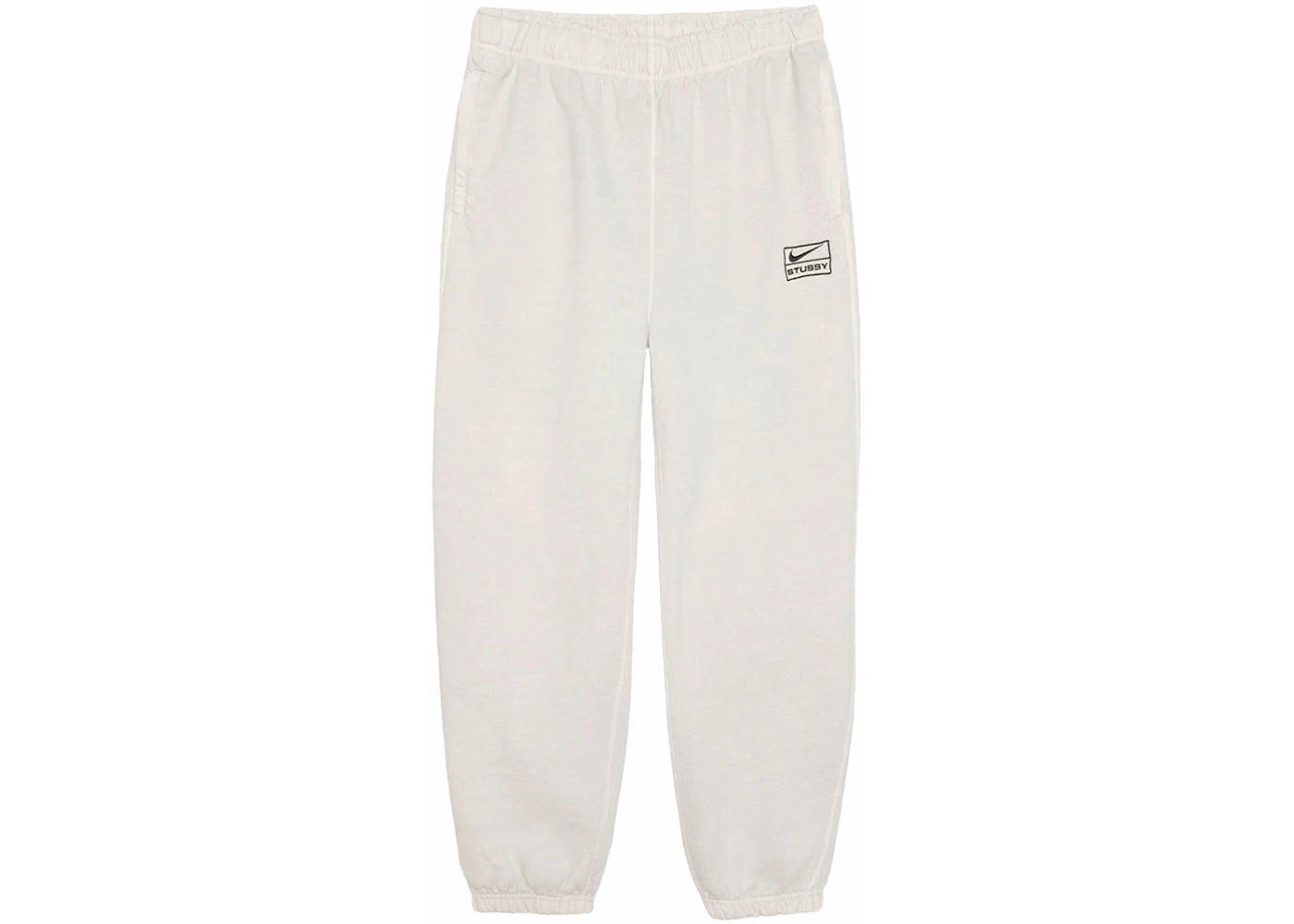 Pantalon en molleton teint par pigmentation Stussy x Nike - Gris clair