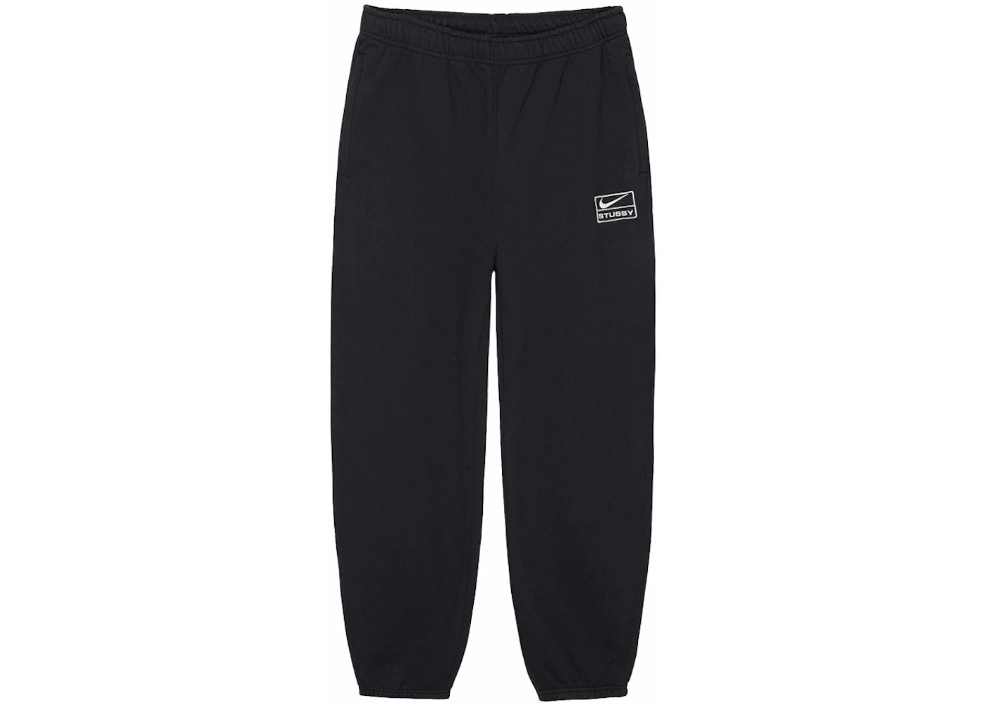 Stussy x Nike Stone Washed Fleece Pant (SS24)-Black