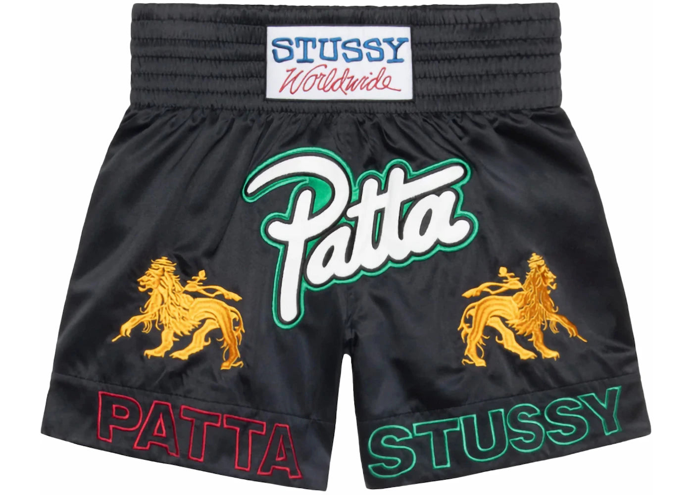 Stussy x Patta Boxing Short-Black