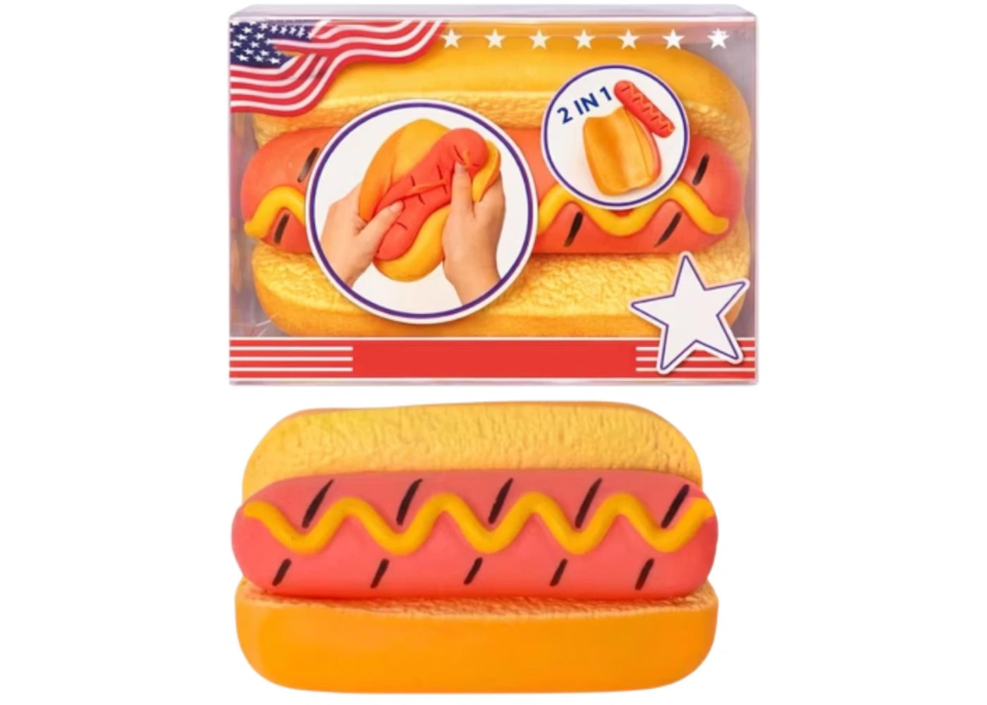 Sunny Days Entertainment Hot Dog Squishy Fidget Toy - main view