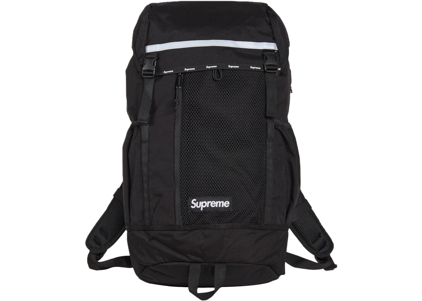 Supreme Logo Backpack (FW24)-Black
