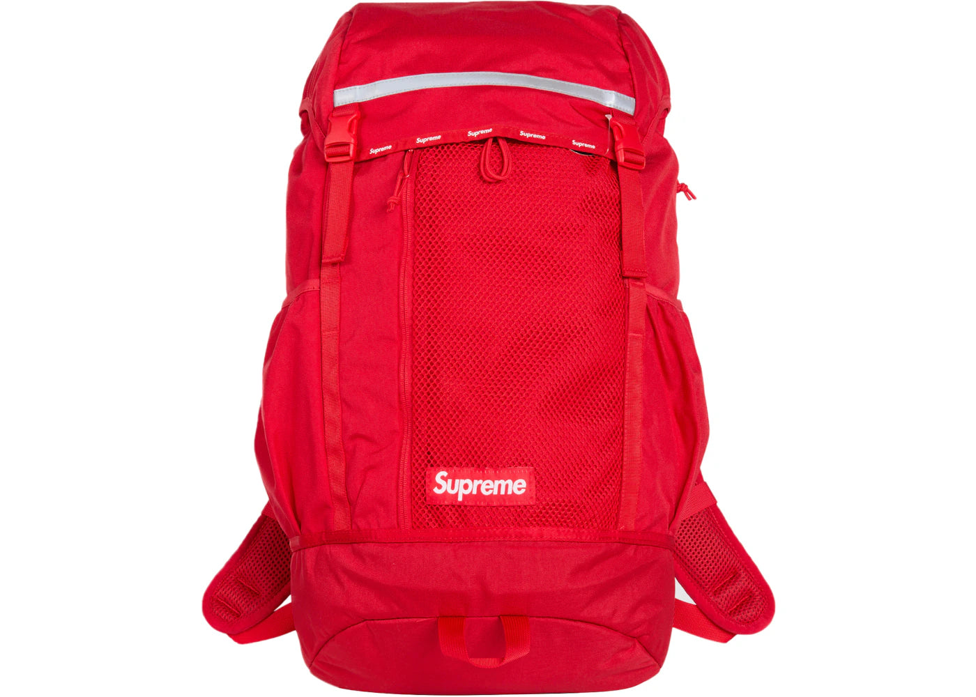 Supreme Logo Backpack (FW24)-Red