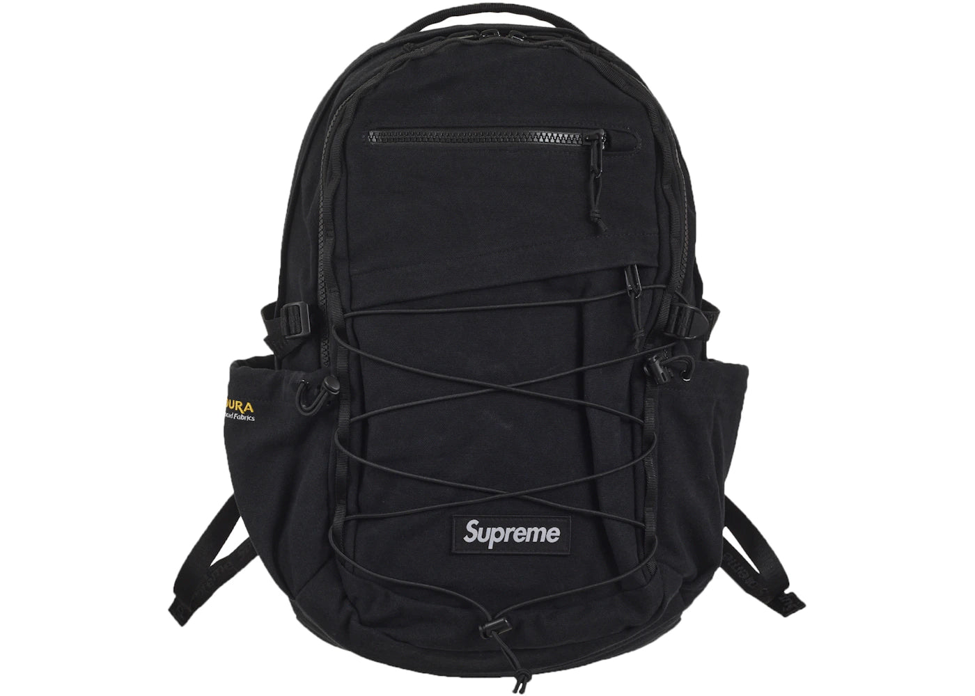 Supreme Logo Backpack (SS25)-Black