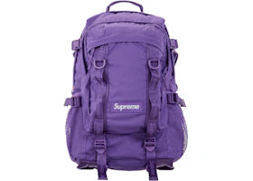 Supreme Logo Backpack Purple - main view