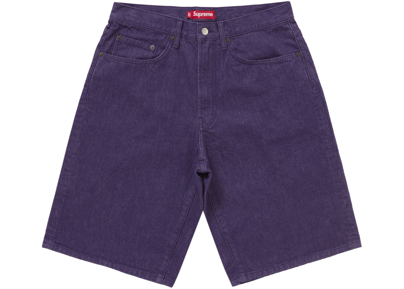 Supreme Baggy Denim Short (SS25)-Purple
