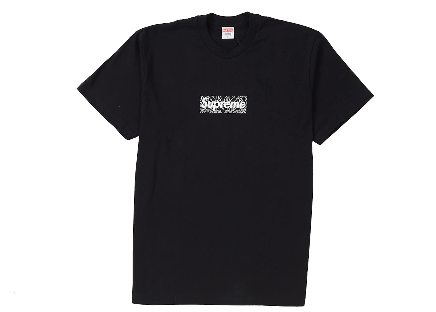 Supreme Bandana Box Logo Tee-Black