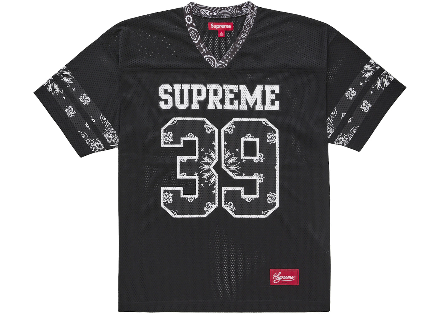 Supreme Bandana Football Jersey-Black