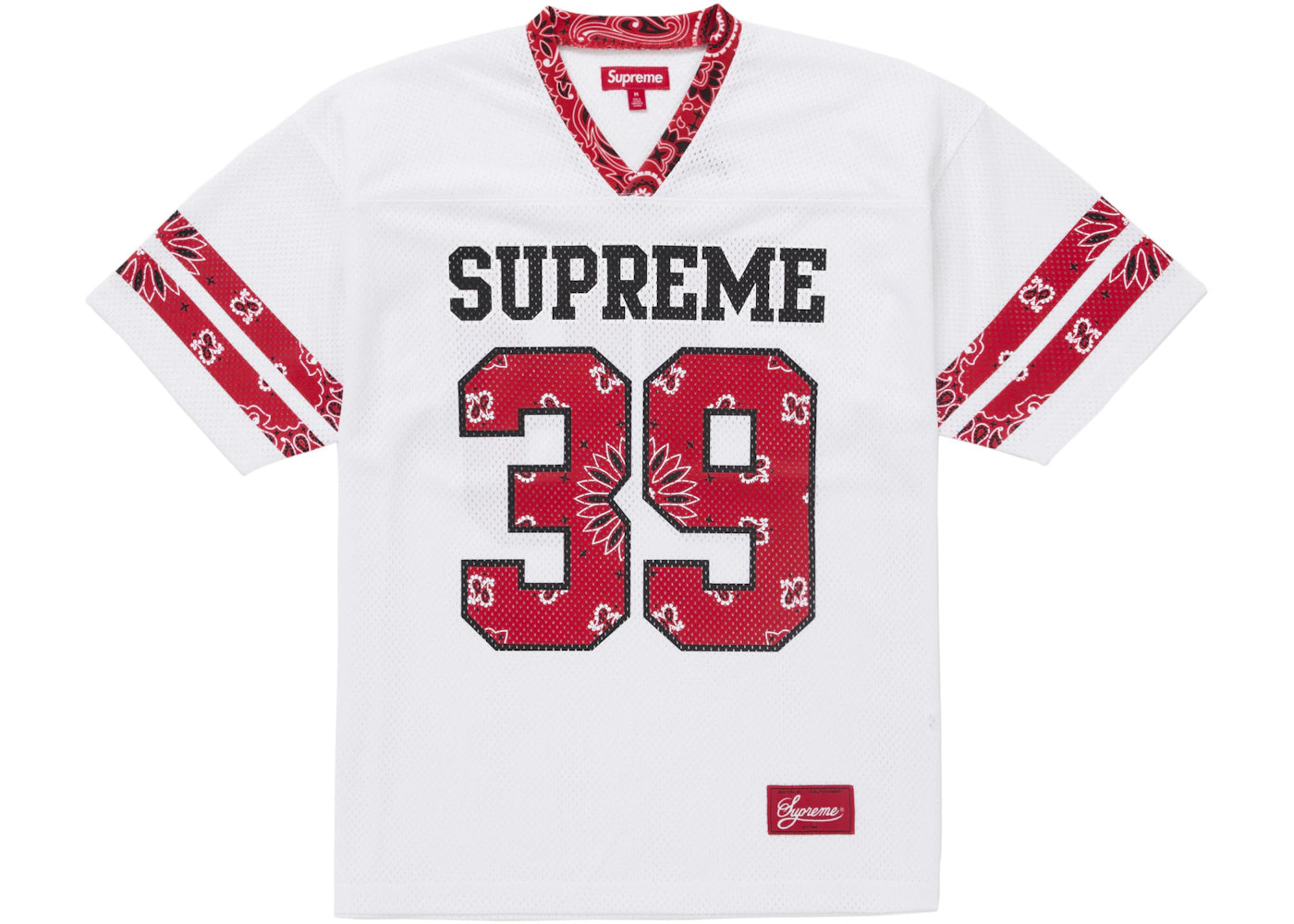 Supreme Bandana Football Jersey-White