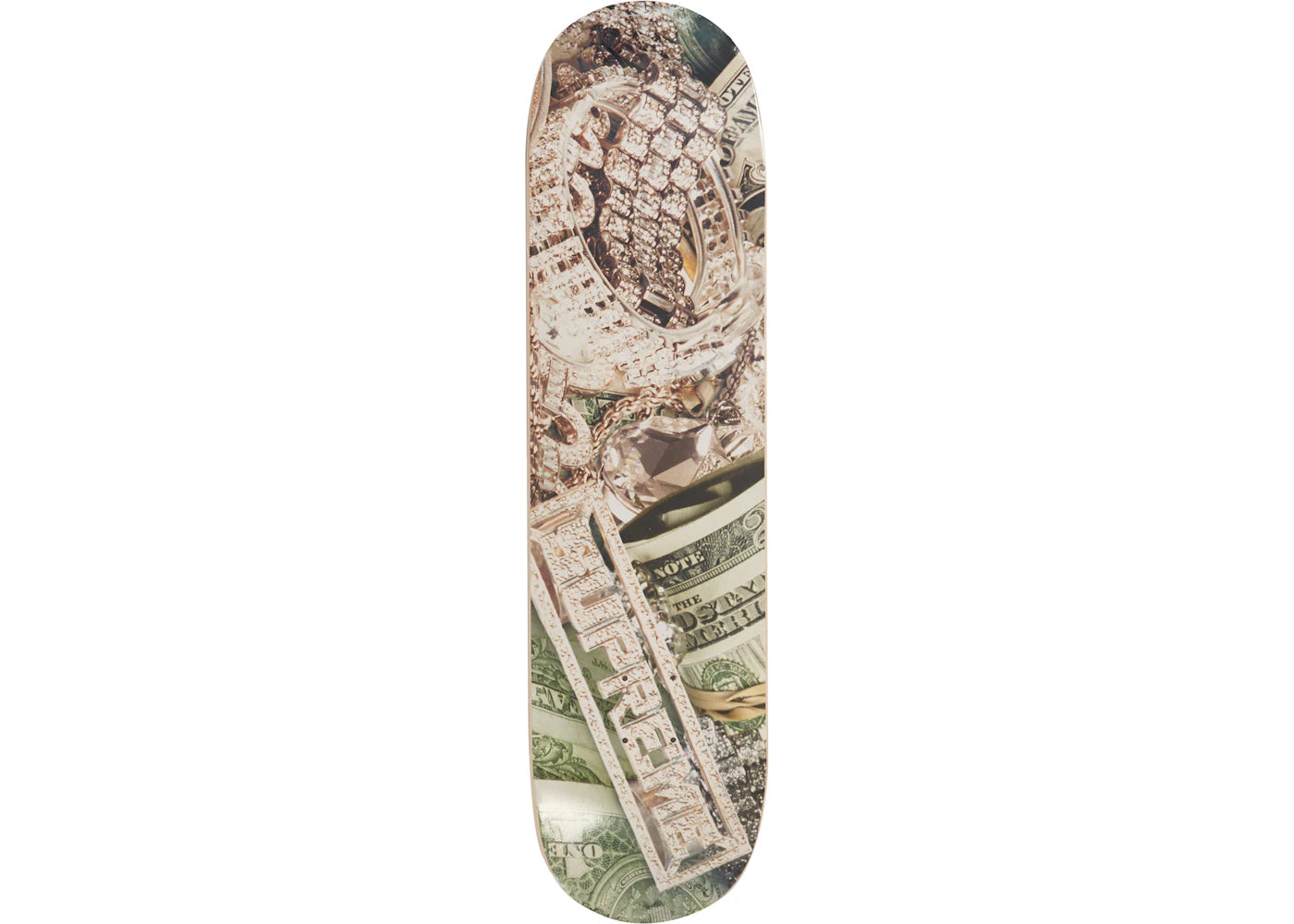 Supreme Bling Skateboard Deck Green - main view