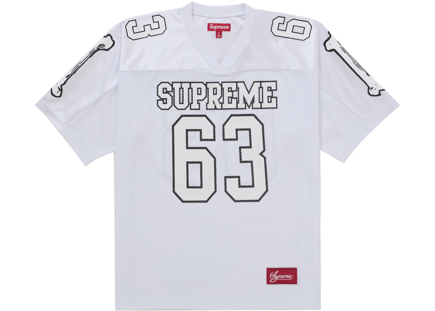 Supreme Bones Football Jersey-White