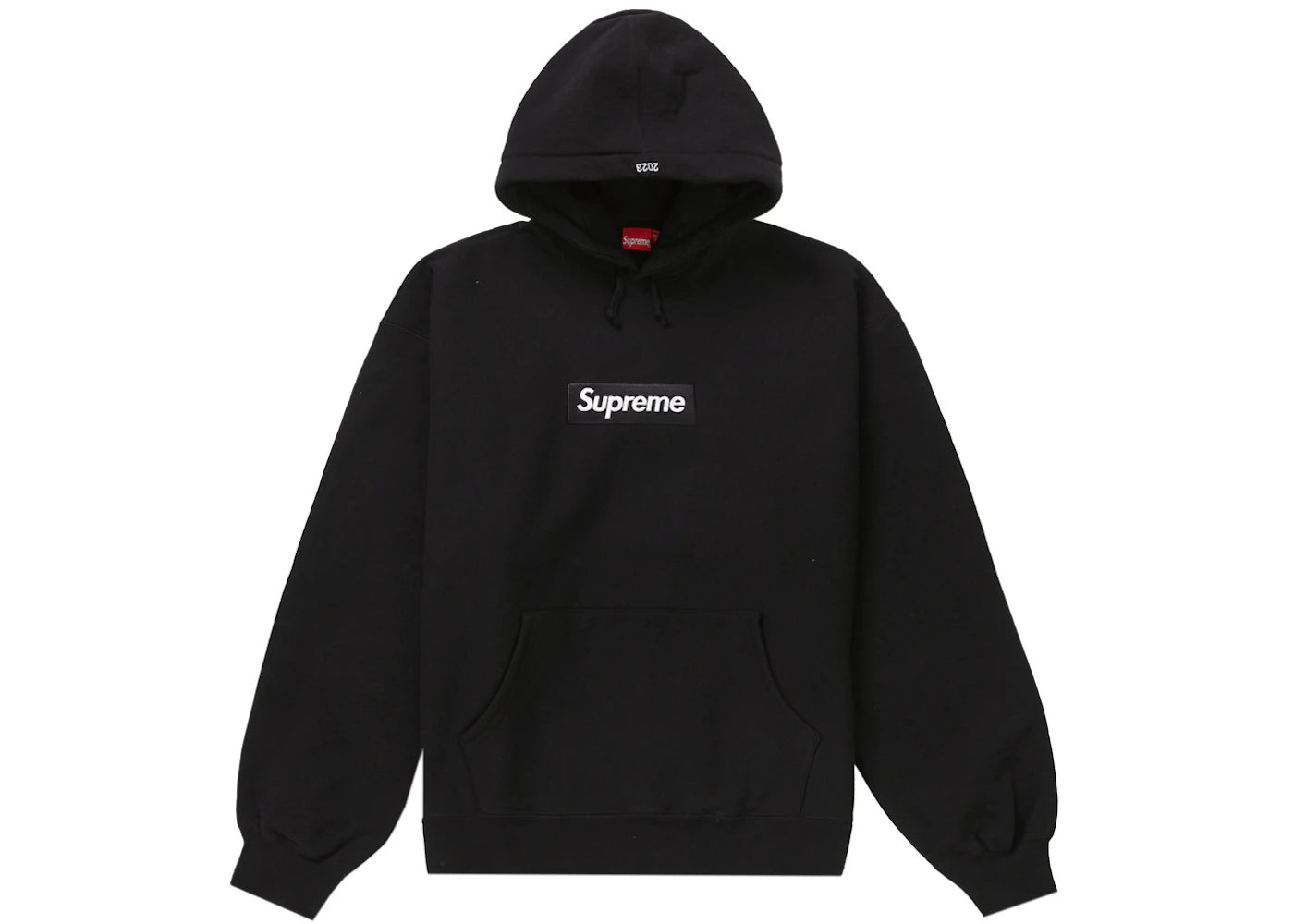 Supreme Box Logo Hooded Sweatshirt (FW23)-Black