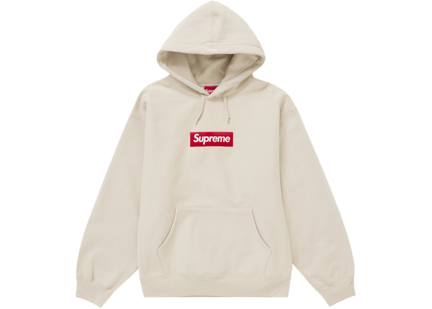 Supreme Box Logo Hooded Sweatshirt Sweatshirt (FW24)-Stone