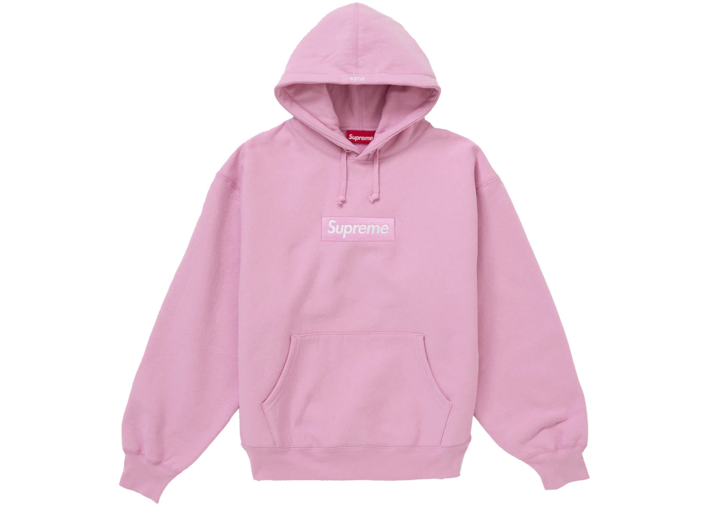 Supreme Box Logo Hooded Sweatshirt Sweatshirt (FW24)-Pink