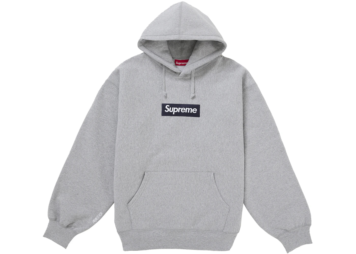 Supreme Box Logo Hooded Sweatshirt  Heather Grey