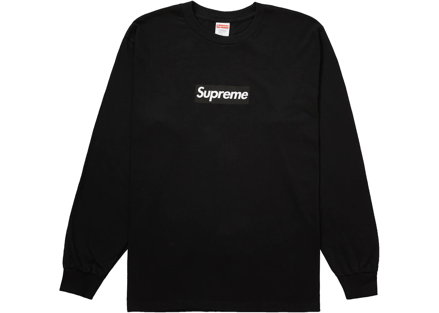 Supreme Box Logo L/S Tee-Black