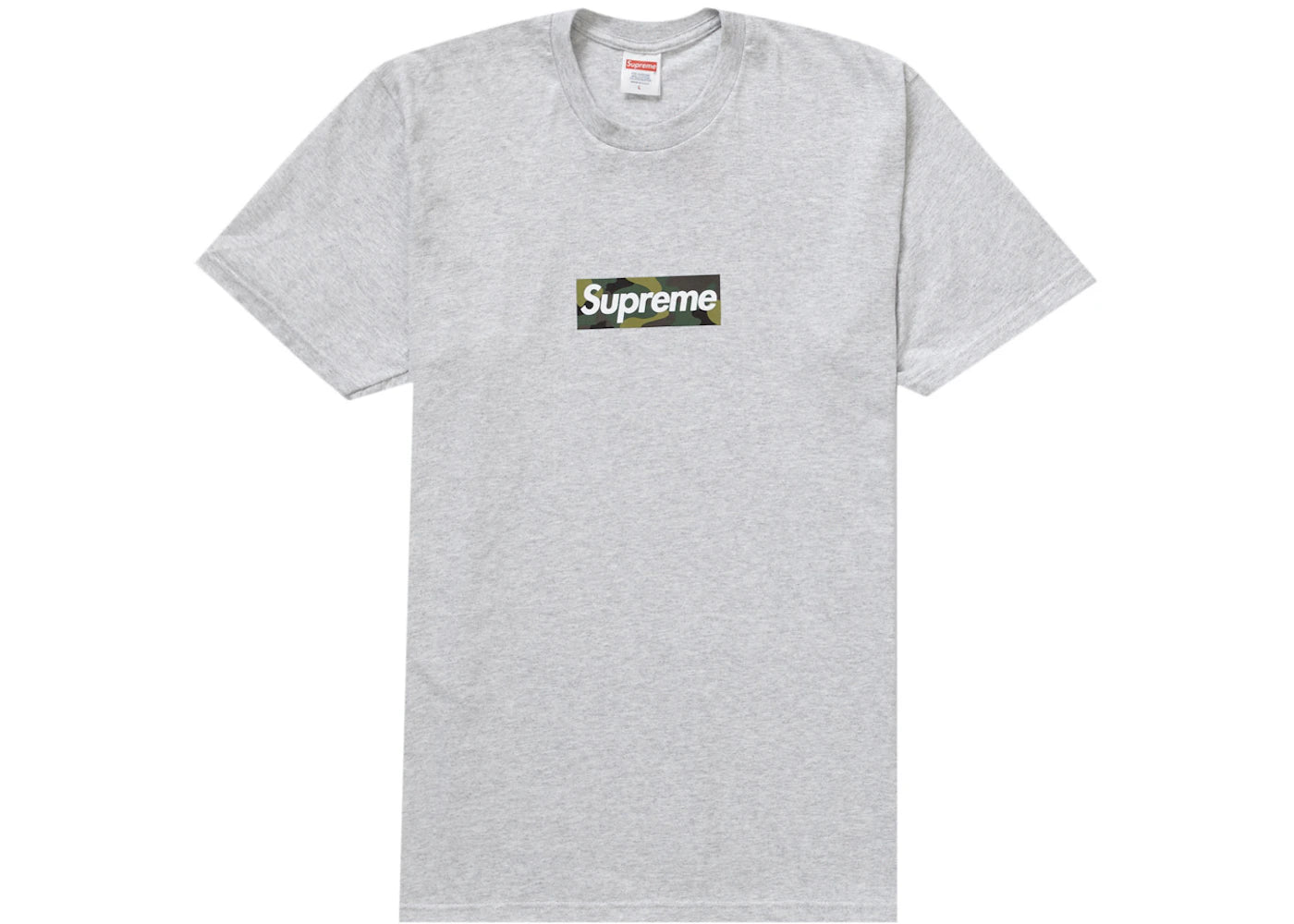 Supreme Box Logo Tee (FW23)-Ash Grey