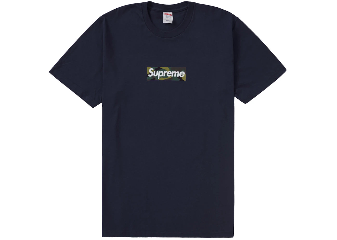 Supreme Box Logo Tee (FW23)-Navy