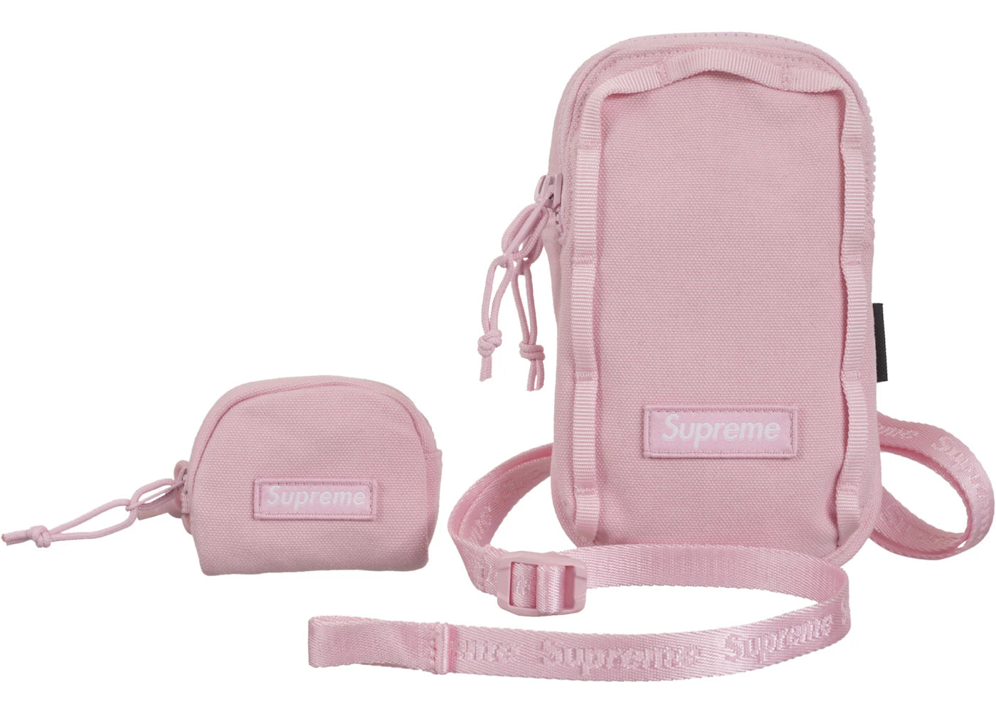 Supreme Camera Bag + Mini Pouch-Light Pink