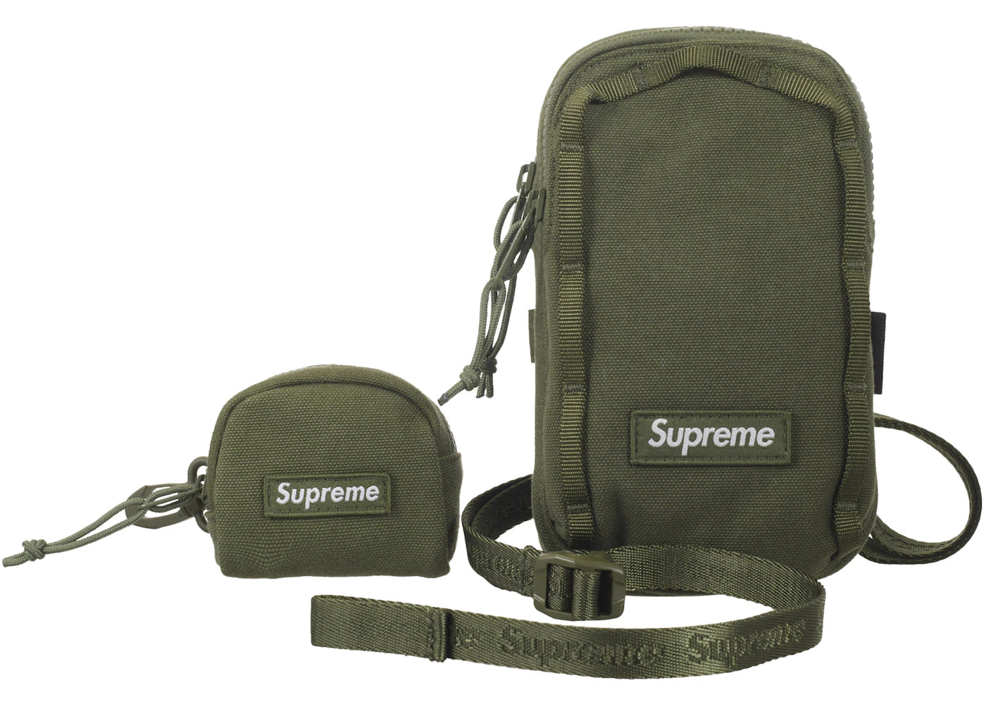 Supreme Camera Bag + Mini Pouch-Olive