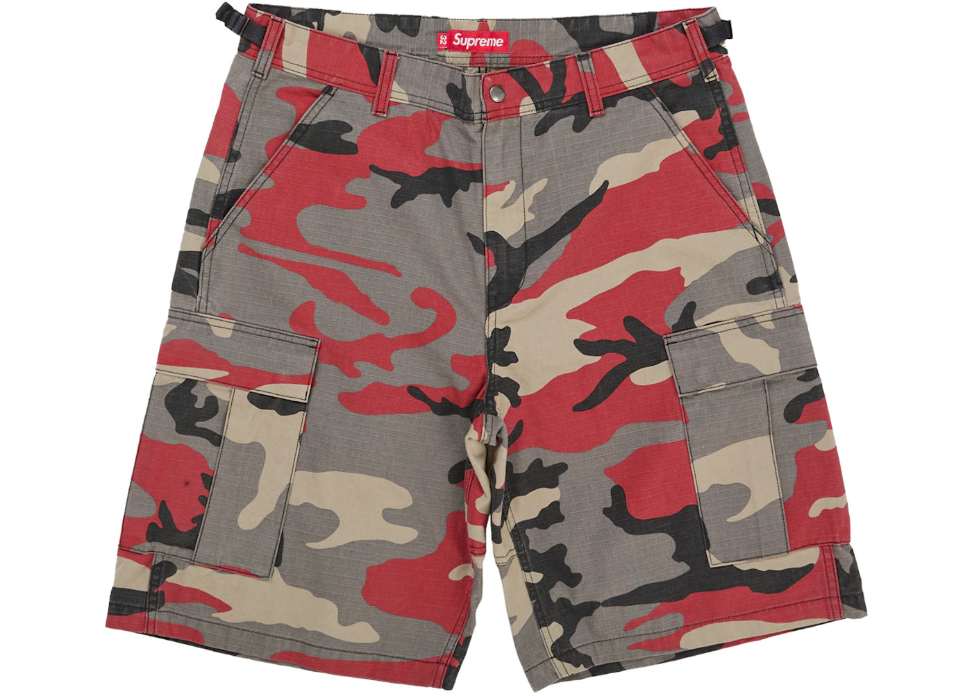 Supreme Cargo Short  Red Camo