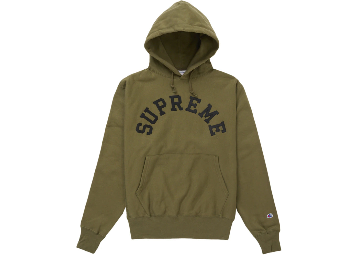 Supreme Champion Hooded Sweatshirt (SS25)-Olive
