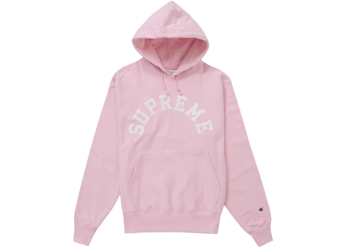 Supreme Champion Hooded Sweatshirt (SS25)-Pink
