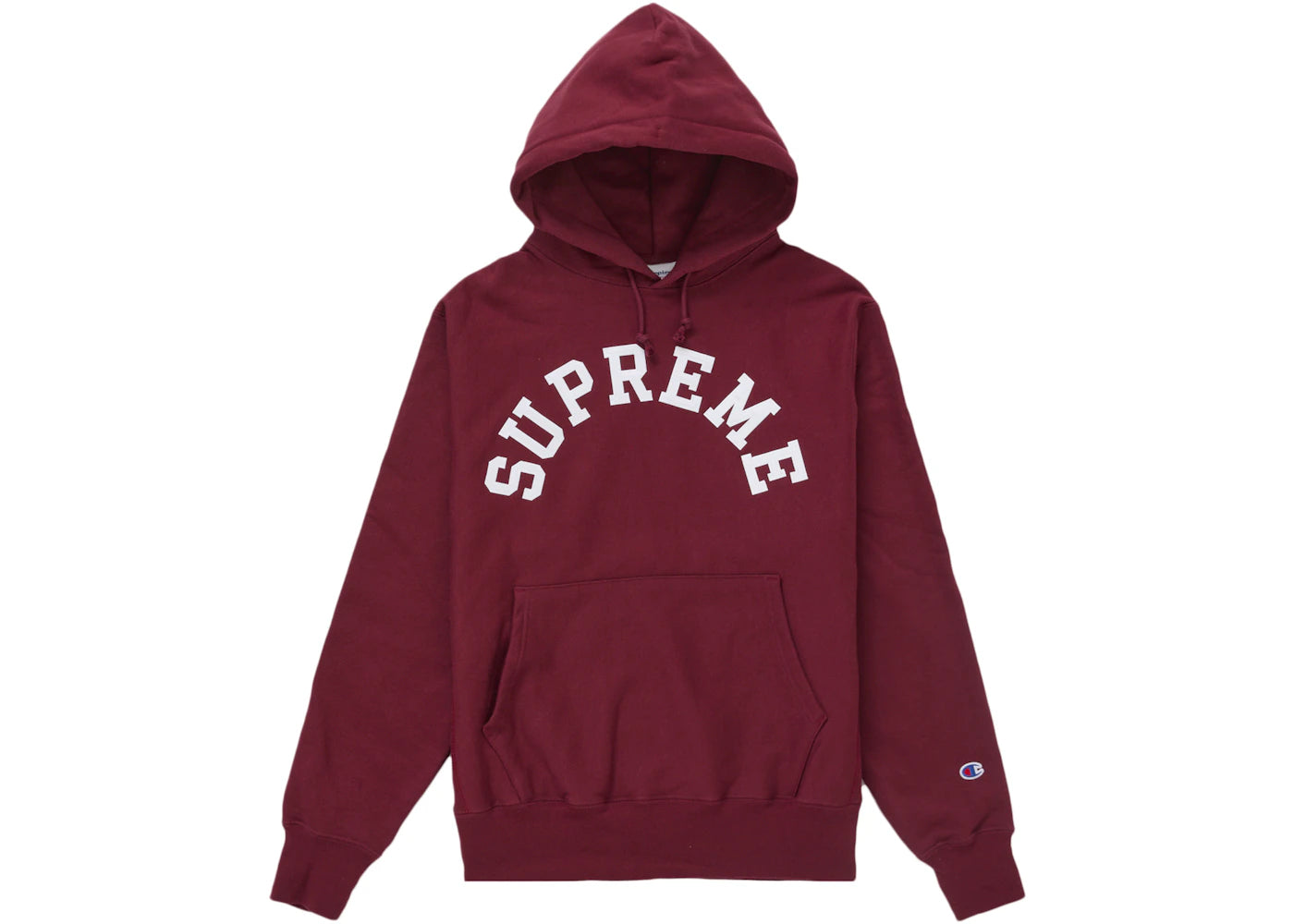 Supreme Champion Hooded Sweatshirt (SS25)-Red