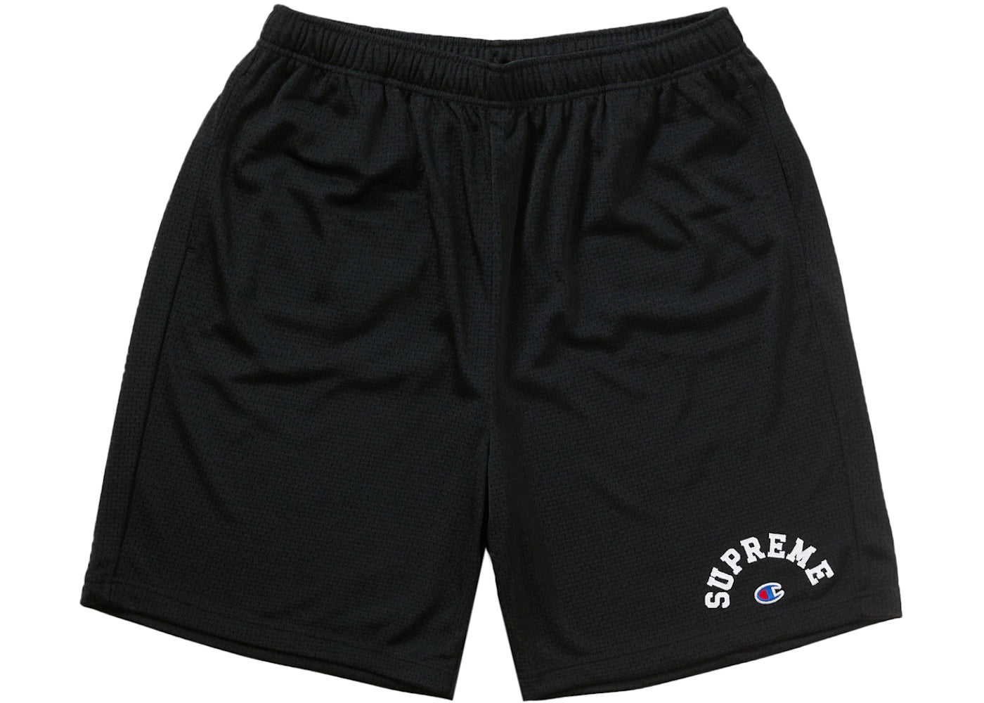 Short en maille noir Supreme Champion