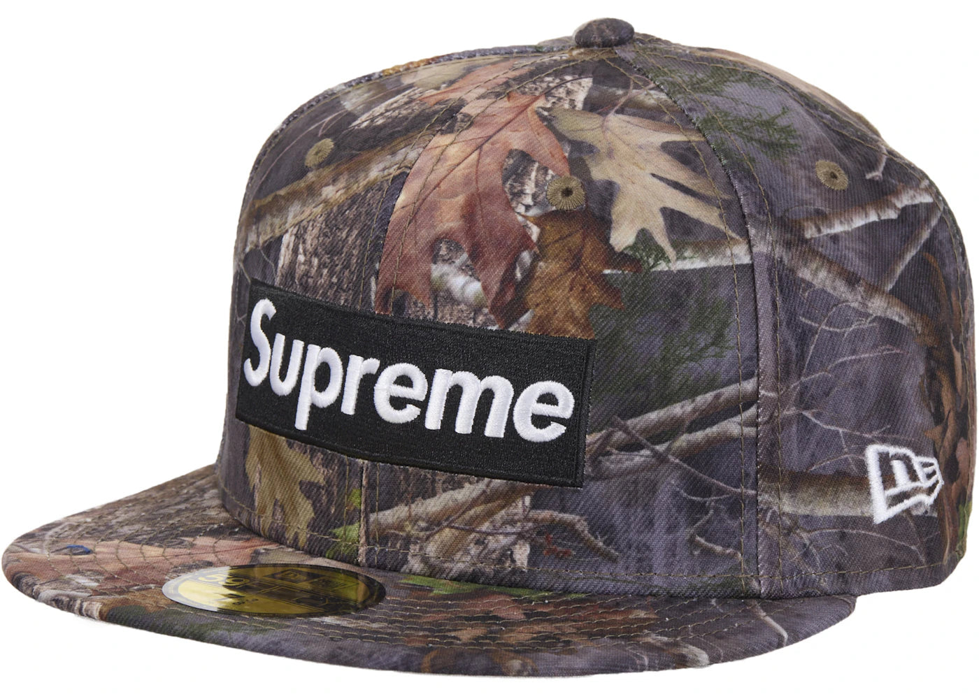 Supreme Championship Box Logo New Era 59Fifty Hat-TrueTimber Kanati Camo