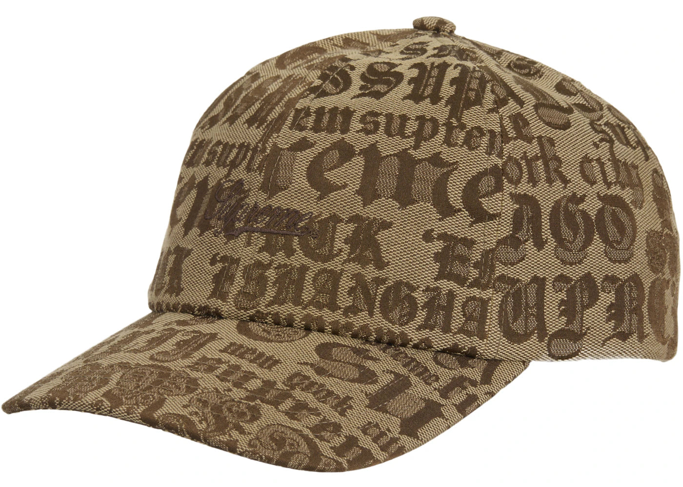 Supreme Cities Jacquard 6-Panel-Tan