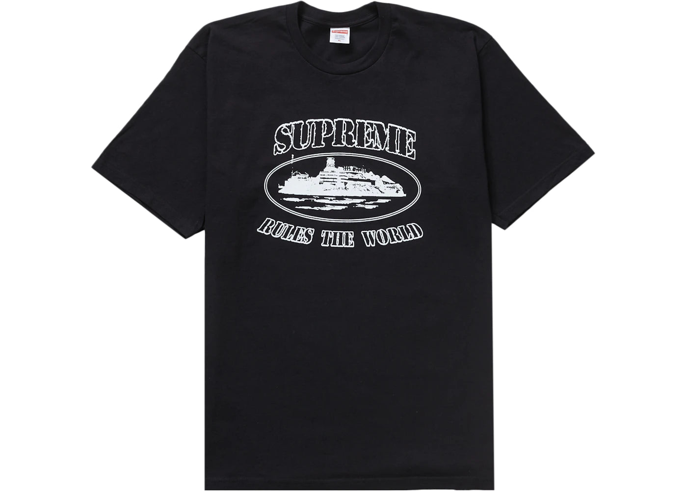 Supreme Corteiz Rules The World Tee-Black