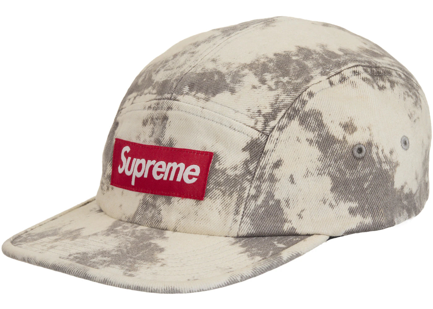 Supreme Denim Camp Cap (SS25)-Bleached