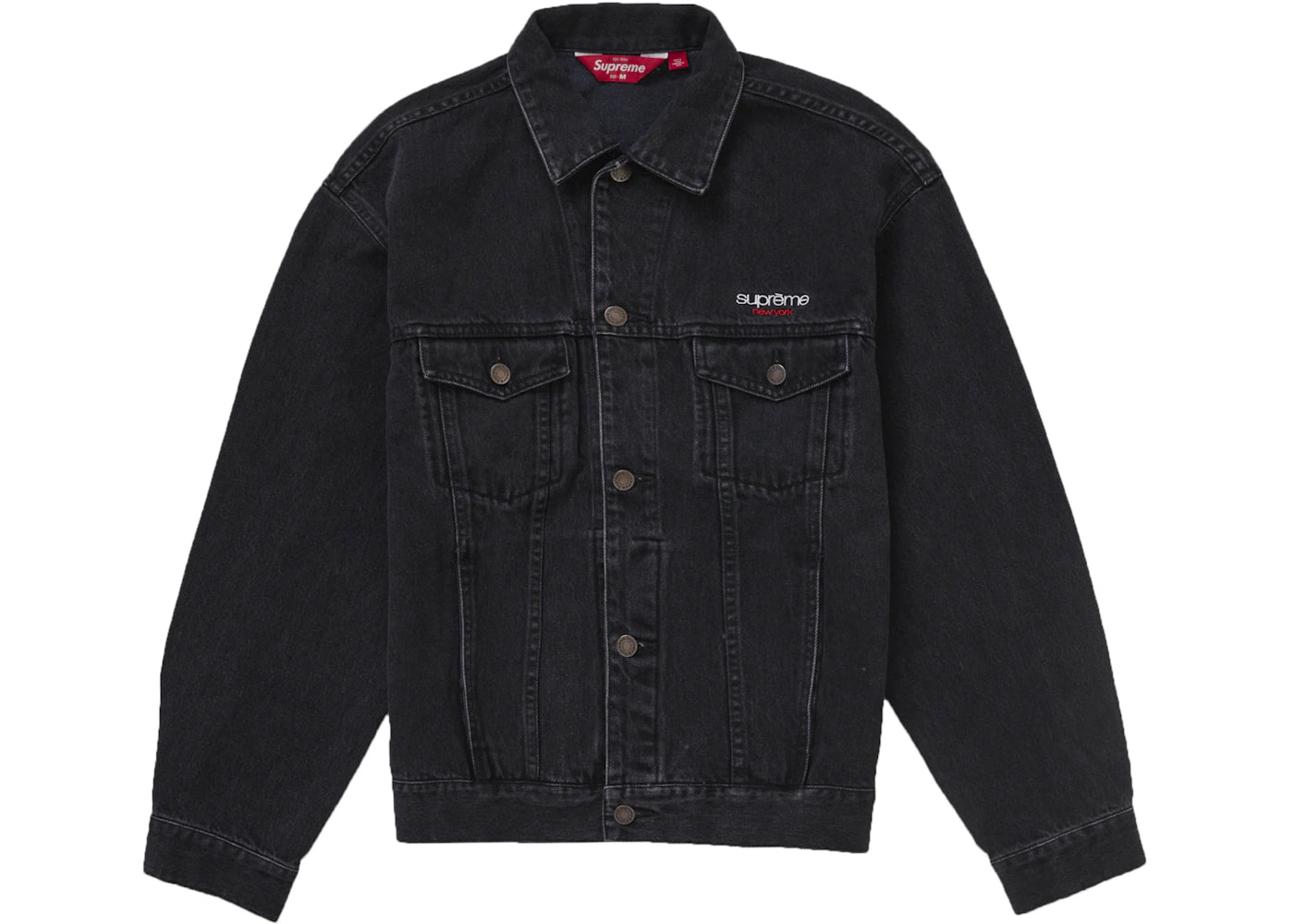 Supreme Denim Trucker Jacket (SS25)-Black