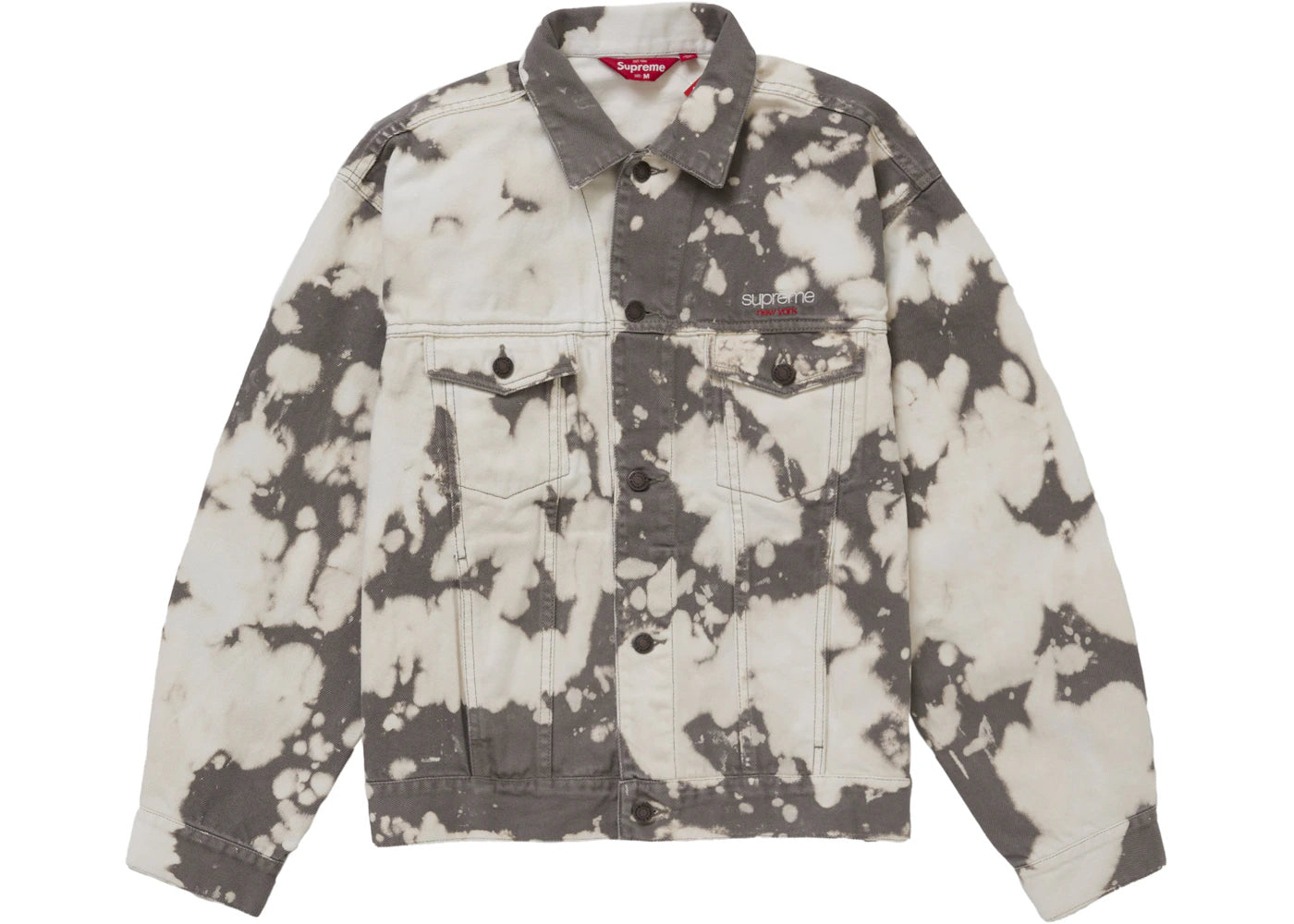 Supreme Denim Trucker Jacket (SS25)-Bleached