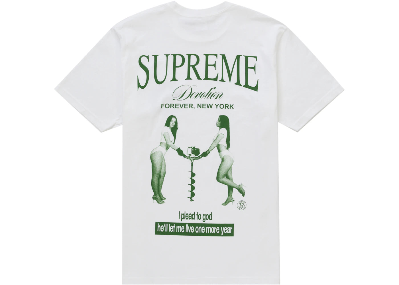 Supreme Devotion Tee-White
