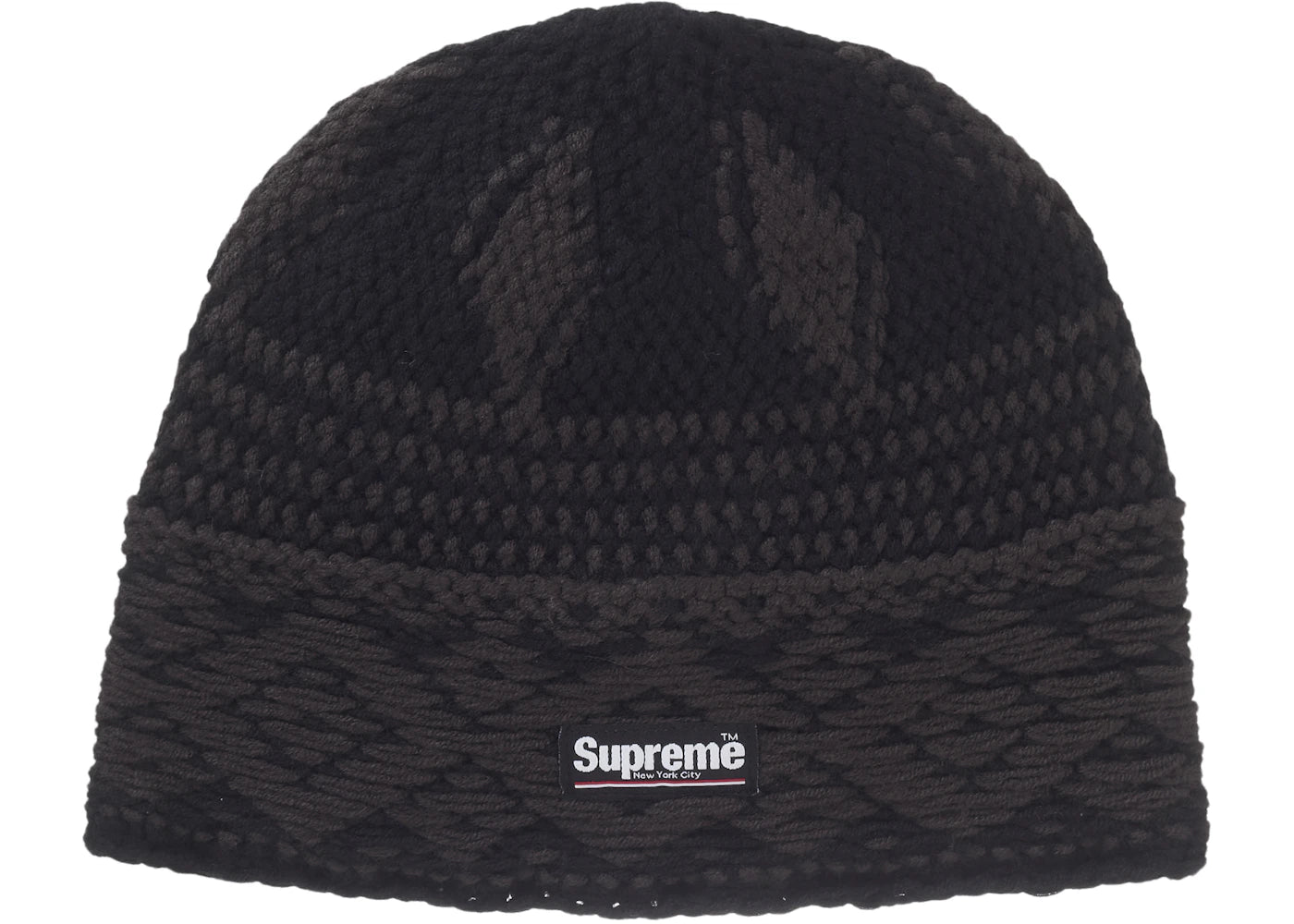 Supreme Diamond Beanie (FW25)-Black