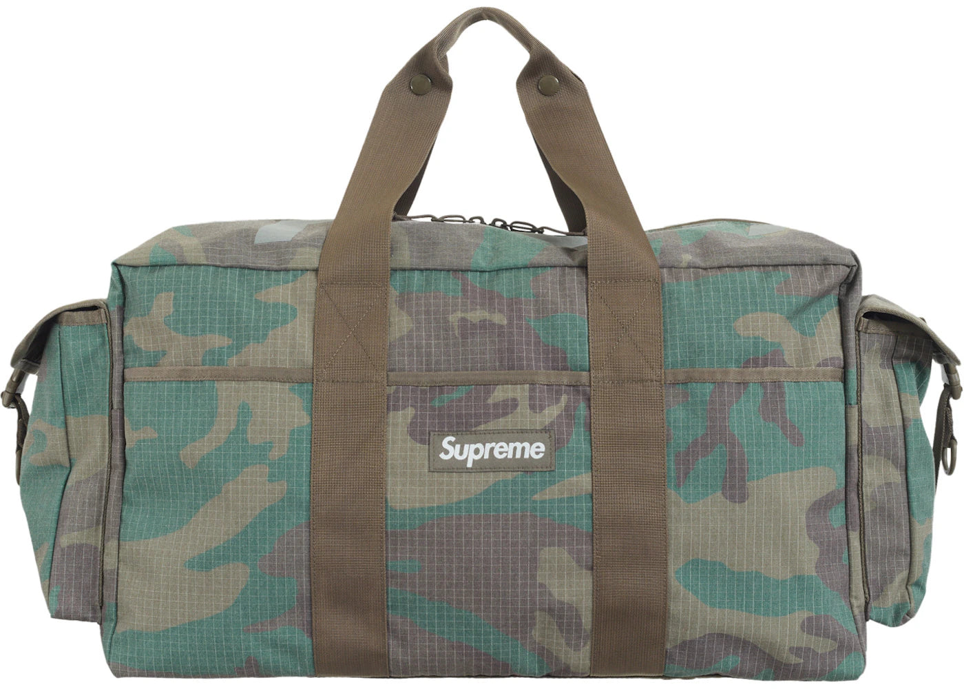 Supreme Duffle Bag (SS24)-Woodland Camo