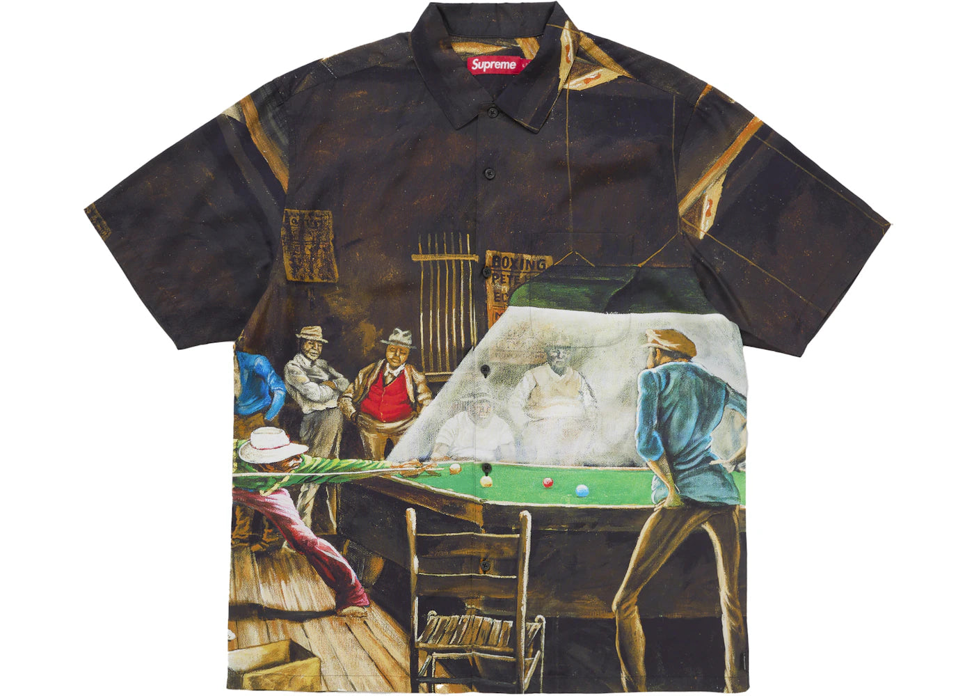 Supreme Ernie Barnes S/S Shirt-Pool Hall