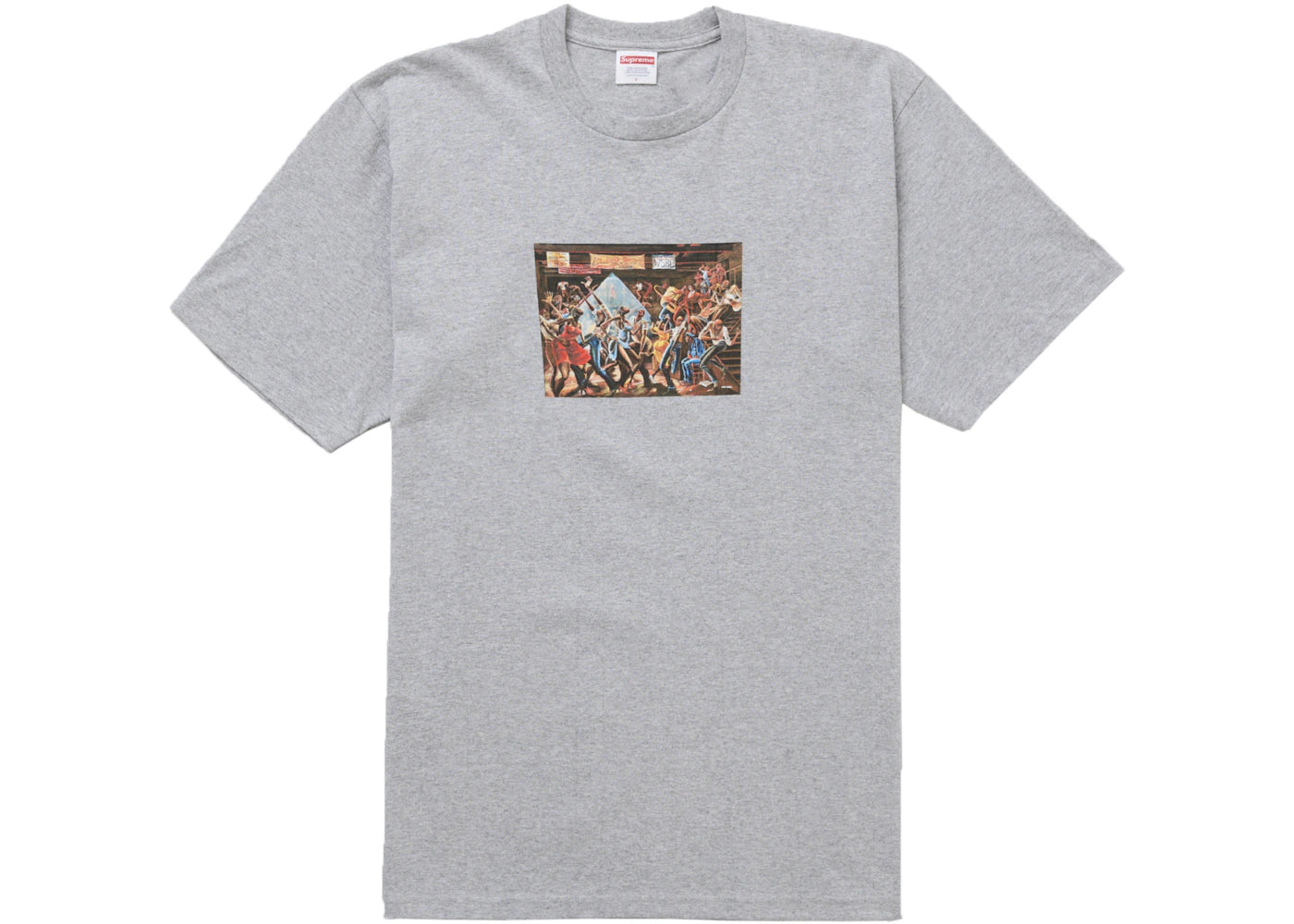 Supreme Ernie Barnes Tee-Heather Grey