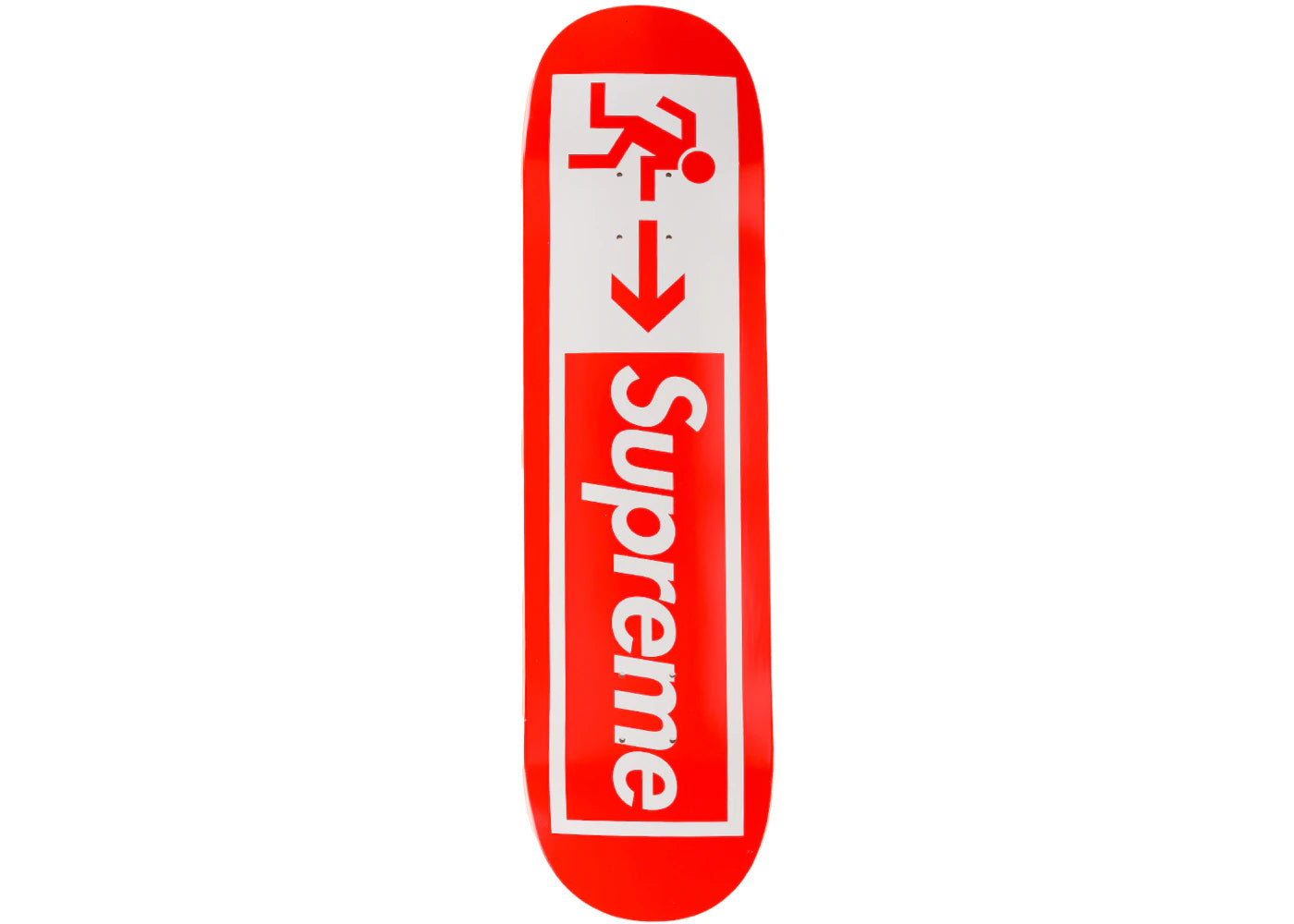 Supreme Exit Skateboard Deck Red - main view