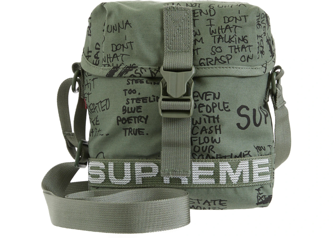 Supreme Field Side Bag-Olive Gonz