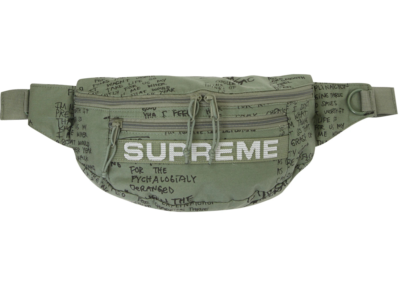 Supreme Field Waist Bag-Olive Gonz