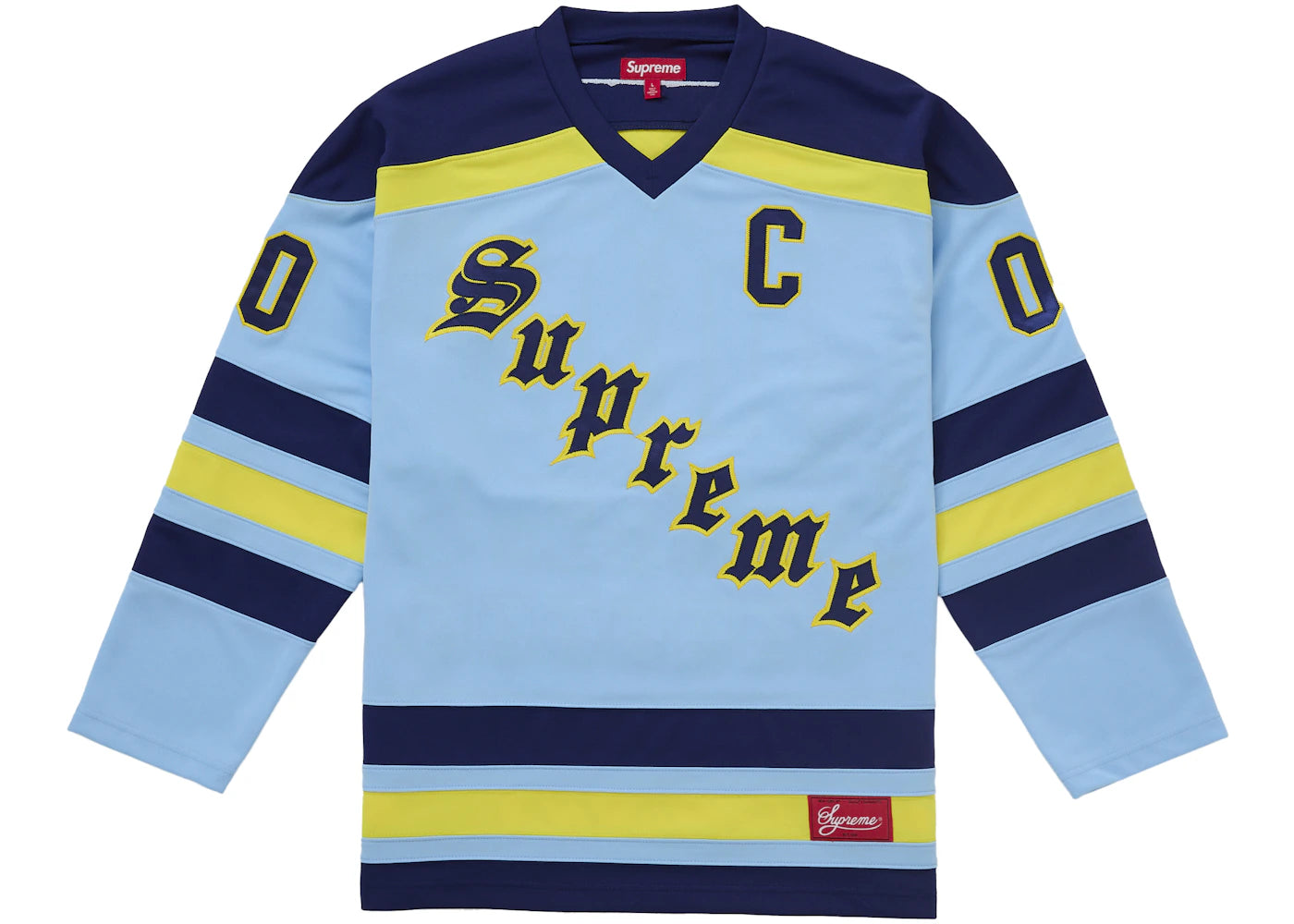 Supreme Fire & Ice Hockey Jersey-Light Blue