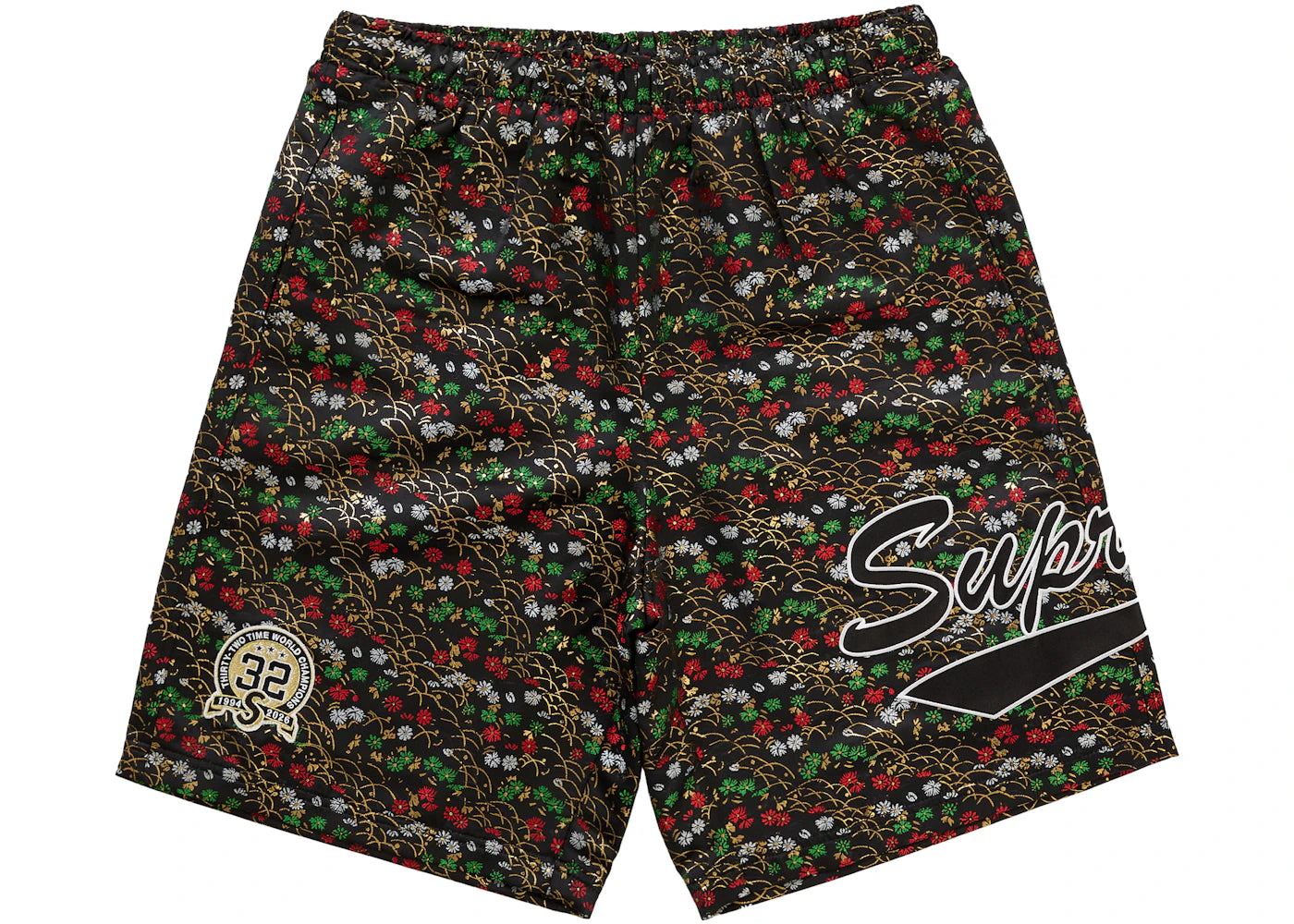 Supreme Floral Jacquard Short Black