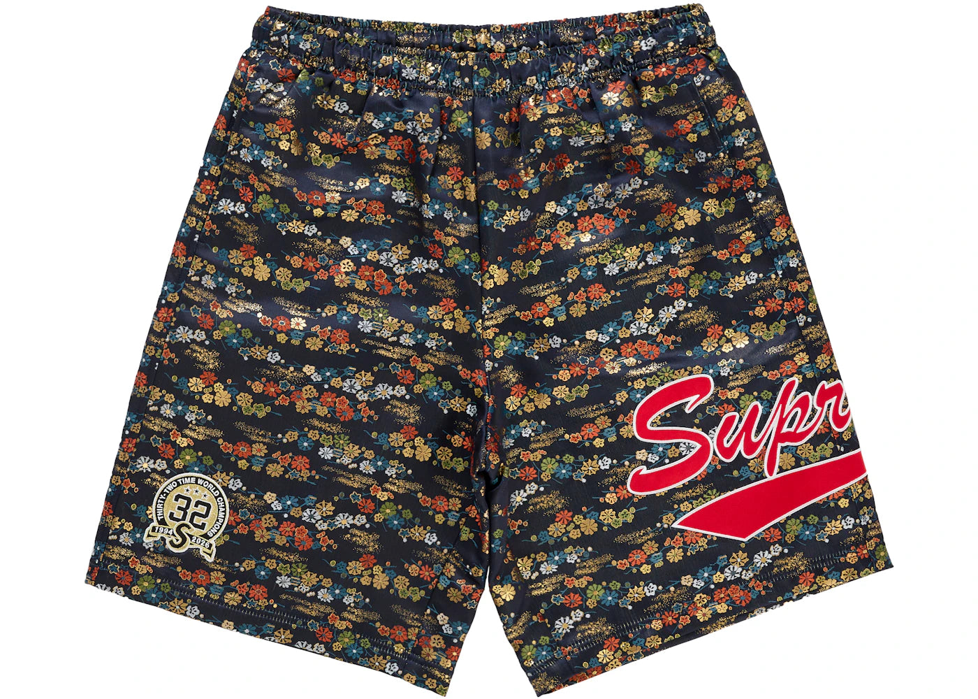 Supreme Floral Jacquard Short Navy