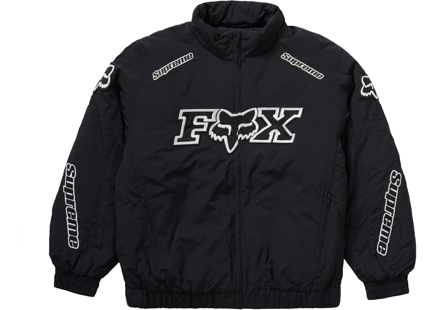 Supreme Fox Racing Puffy Jacket-Black