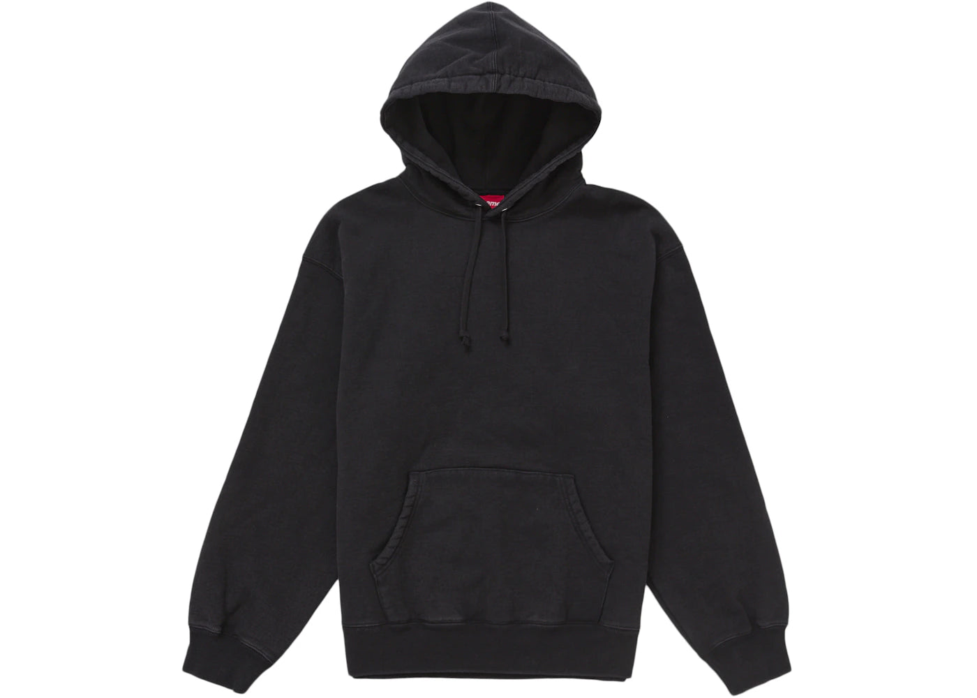Supreme Frayed Hooded Sweatshirt-Black